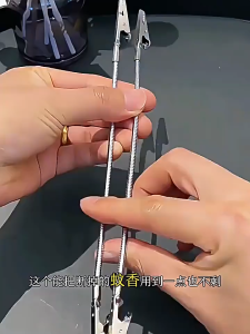 Stainless Steel Double Head Shark Clip Bendable Label Clamp Display 双头金属夹 Klip Buaya Berkepala Dua