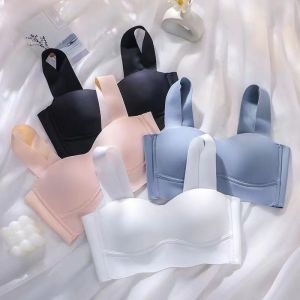 Lizida Traceless Underwear For Women With Small Chest Gathered Thin Style Without Steel Ring Vest Anti-sagging Sports Bra