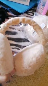 Faux Rabbit Fur Soft Plush Earmuffs Ear Warmer Winter Warm for Women Men Fashion Foldable Ear Cover