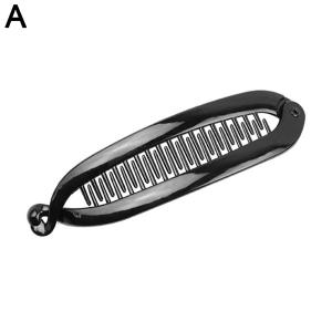 1/3PCS Banana Hair Clip Barley Twist Comb Clamp Grip 15CM New Clamp Grip Fish Banana Clips Women Hair Accessory