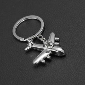 Zeemin New Aircraft Metal Key Chain Airplane Keychains Gift Car Key Ring Bag Classic Key Holder Pendant Party Gift Jewelry S020