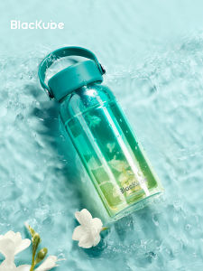 Blackube Tea Water Separation Glass Cup Portable Double Layered Office Ladies Tea Brewing Cup Gradient Color High Borosilicate Glass