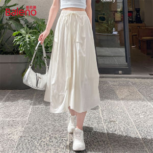 BALENO | Stylish Slimming Irregular Midi Skirt