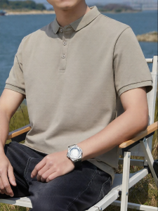 Wood soon | Vintage and Simple Mens POLO Shirt Short Sleeve