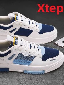 XTEP | Giày Nam Da Thoáng Khí Chống Thấm Nước