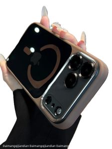 DAIMANG | Advanced Black Protective Magnetic Metal Case For iPhone