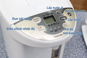 Bình thủy điện Toshiba PLK-45SF(WT)VN 4.5 Lít | Khử mùi Clo - Bảo Hành 12 Tháng