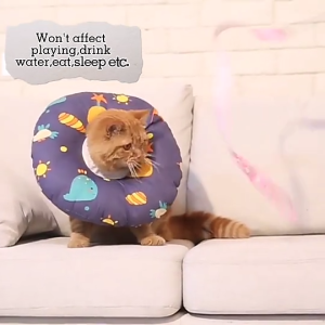 V-0028 High Quality Soft Adjustable Anti-Bite Cat Collar