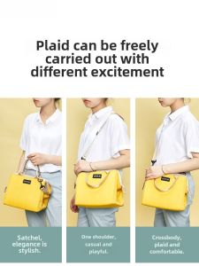 Ucola Insulated Lunch Box Bag Portable Office Worker Student Thermal Bag Satchel Bento Cold Storage Bag Breastmilk Storage Insulated Bag