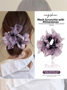 NING ZHOU | Nylon Rhinestone Hair Elastic Headband