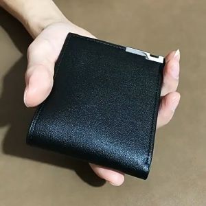 กระเป๋าสตางค์หนังนิ่ม ใบสั้น แบบพับได้