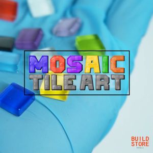 DIY Colored Tiles | Mosaic Tile Art | Mosaic Tile Grout |Mini Glass Tile | DIY Vase Tile Art | Mini Tiles | Miniature
