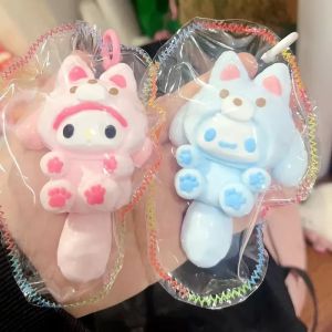 Đồ Chơi Giảm Stress Hello Kitty Big Tail Series Đồ Chơi Bóp Chậm Hồi Phục Quà Tặng Nhỏ Xinh Màu Xanh Dương Hồng Xanh Lá Tím - Dành Cho Độ Tuổi 14+