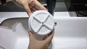 Mini Turbo Washing Machine Portable Spin Washing with Blue Light Disinfection