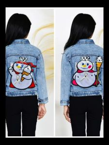 MIXUE JAKET JEANS ANAK PEREMPUAN BONEKA MIXUE USIA 2-12 TAHUN