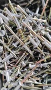 รีเวท 4-4 ตะปูยิงรีเวท Blind Rivet แบบอลูมิเนียม จำนวน 25 ตัว ใช้ยึดท่อไอเสียมอเตอร์ไซค์ หรืองานช่างต่างๆ