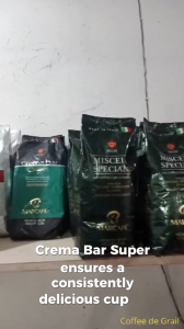 MARCAFE Coffee Beans 1KG | Crema Bar Super & Miscela Speciale | Italian Whole Coffee Beans