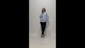 Kemeja MINEOLA Shinsei Light Blue Long-Sleeve Plain Shirt