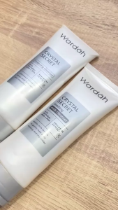 WARDAH Crystal Secret Melting Milk Cleanser 100ml - Pembersih Wajah dengan Natural AHA+PHA dan Edelweiss Extract