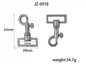 Móc càng cua lọt lòng 32mmmóc treo túi xách kim loại cứng cáp tiện lợi phù hợp cho balotúimóc chó..JZ-0918 (1cái)-D1-2