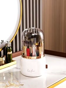 กล่องใส่แปรงแต่งหน้า กล่องใส่เครื่องสําอาง กล่องใส่อุปกรณ์แต่งหน้า กล่องใส่ของบนโต๊ะเครื่องแป้ง กล่องใส่ที่เขียนคิ้ว กล่องเก็บของ กล่องใ