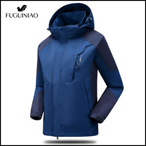 Fuguiniao Áo gió nam tác chiến áo khoác ngoài trời không thấm nước Áo khoác trùm đầu chiến trường leo núi outwear