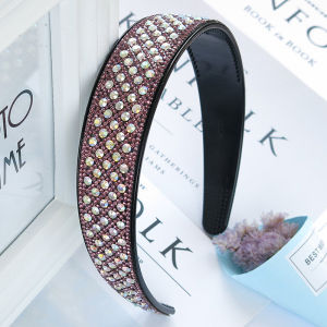 Mặt Dây Chuyền Pha Lê Mới 2023 Cho Phụ Nữ Thanh Lịch Cao Cấp Trang Trí Tóc Dây Buộc Tóc Đính Đá Rhinestone Kiểu Tóc Hàn Quốc