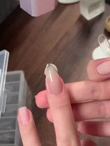 EELHOE | 60/240/300 Pcs Sandwich Nail Forms 15 Size Oval Extension Dual Form No Paper Forms Needed For Easy Nail Extensions