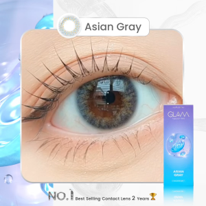 GLAM Hyaluron Lens💧 รุ่น Asian Gray ดีที่สุดสำหรับคนตาแห้ง ตอบโจทย์คนรักสุขภาพดวงตา