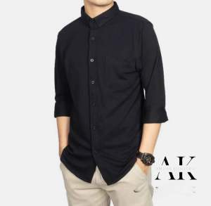 Kemeja polos pria warna abu tua lengan panjang jumbo big size M-XXXL formal non formal casual slimfit terbaru 2025 distro TERMURAH!!!
