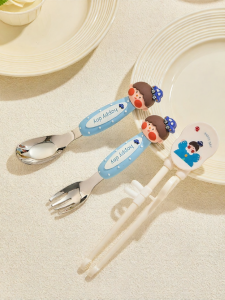 TREEJACK | Feeding Training Spoon for Babies Toddler Self-Feeding