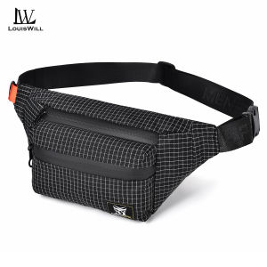 LouisWill Mens Chest Bag Shoulder Bag Large Capacity Shoulder Bag Wear-resistant Cross body Shoulder Pouch Purse Man Shoulder Bag Leisure Shoulder Bag Waist Bag