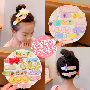Princess Style Cartoon Magic Tape Hair Accessories for Girls Baby Girl Hair Clips Sweet Bangs Styling Hair Decorations