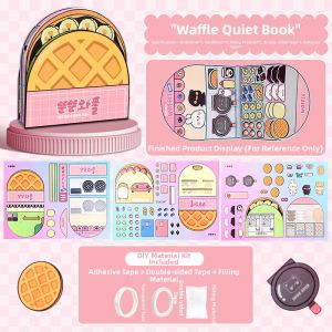 MAIMITONG | No-cutting New DIY Craft Sweets Bread 3D Paper Folding Costume Stickers Quiet Book