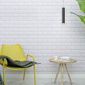35*30CM Color 3D Wallpaper Waterproof Brick Wall Sticker Design For Wall Sale Paper Adhesive Water Proof Wall Decor Sticker Wall Paper Cement For Bedroom Elegant