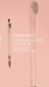 Hanasui Eyebrowtiful Pencil - Pencil Alis - 3 Shade - Black - Brown - Light Brown - Long Lasting - Mudah Diaplikasikan - Kosmetik Herbal Online