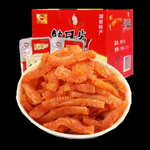 16g * 30 Packs  Spicy Vegetarian Tripe Konjac Shreds Hunan Specialty Super Spicy Snack 香辣素毛肚魔芋丝16g*30包湖南特产超辣素牛肚麻辣休闲零食