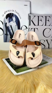 Womens Sandals Fashion Toe Strap Thick Sole Outdoor Slipper 1024