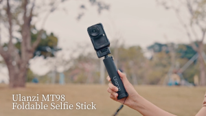 Ulanzi MT98 Foldable Invisible Selfie Stick With Mini Tripod for 360 Camera / Action Camera (S054)
