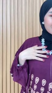 KAFTAN MAXY DRESS SUPER JUMBO LD 170 DASTER BATIK BUSUI ZIPPER Gamis kaftan Rayon Tebal