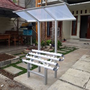 PAKET INSTALASI HIDROPONIK SET STARTER KIT 2 & 25 INCHI + ATAP UV