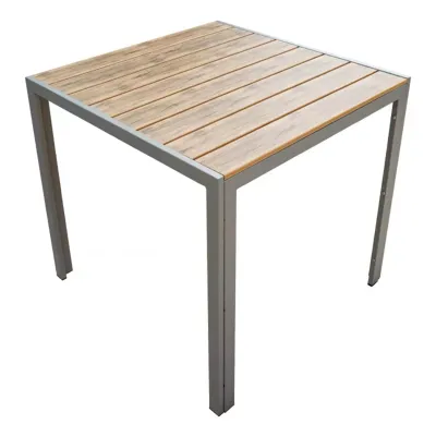 KIMDELIN Outdoor Dining Chair Modern Aluminum Stackable Chairs Patio Dining Chair with Powder-Coating Weather-Resistant Coffee Chairs for Outside Indoor Use
