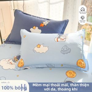 Deesse | Đôi Gối và Vỏ Gối Bông Slub Dành Cho Người Lớn Phong Cách Bắc Âu