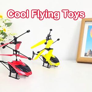 Remote Control RC Helicopter Aircraft USB Rechargeable Infrared Induction Helecopter Toys For Kids