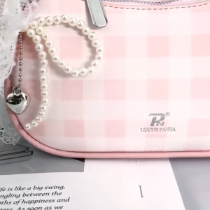 [BISA COD] 3114 Tas Louyis Panda Free Paper Bag + Certificate + Tag Label + Gantungan Tas Selempang Wanita