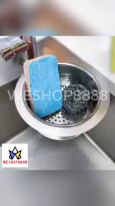 WESHOP8888 1pcs Sink Drain Basket Dish Stainless Steel Filter Storage Shelf Kitchen Basin Organizer Bathroom Swan Shape Hanging Basket