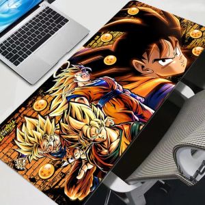 Bandai | Large Gaming Keyboard Rug Laptop Japan Cool Gift Mouse Pad XXL Black DBZ Dragon Ball Z Desk Mat PC Gamer Carpet Mousepad