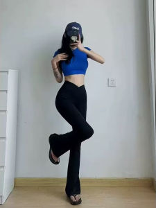 SKINOFSKIN | Peach Butt Lifting Yoga Pants With Cross Waist