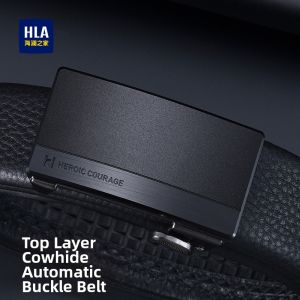 HLA | Men Genuine Leather Versatile New Design Auto Buckle Belt