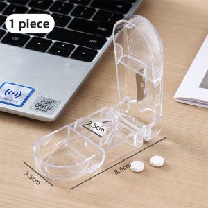 Quarter Tablet Splitting Cutter Portable Pill Organizer